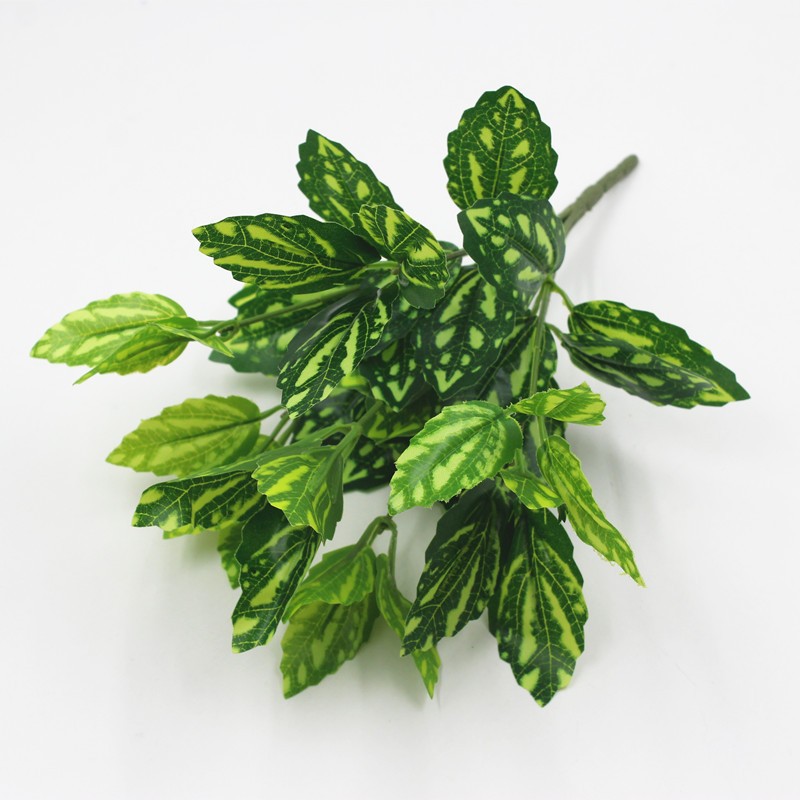 Green Artificial Flower Leaves