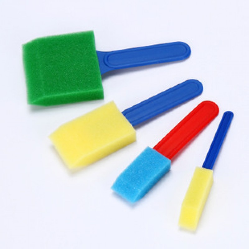 Sponge Width 70 50 35 10Mm Sponge Brush Set of 4