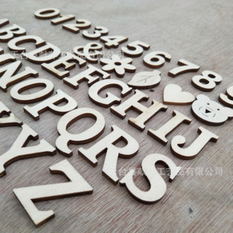 0-9 Number Set Wooden Crafts