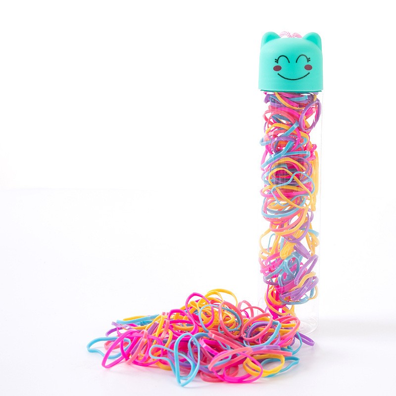 Small Circle New Spring Color Bottled Hair Ties