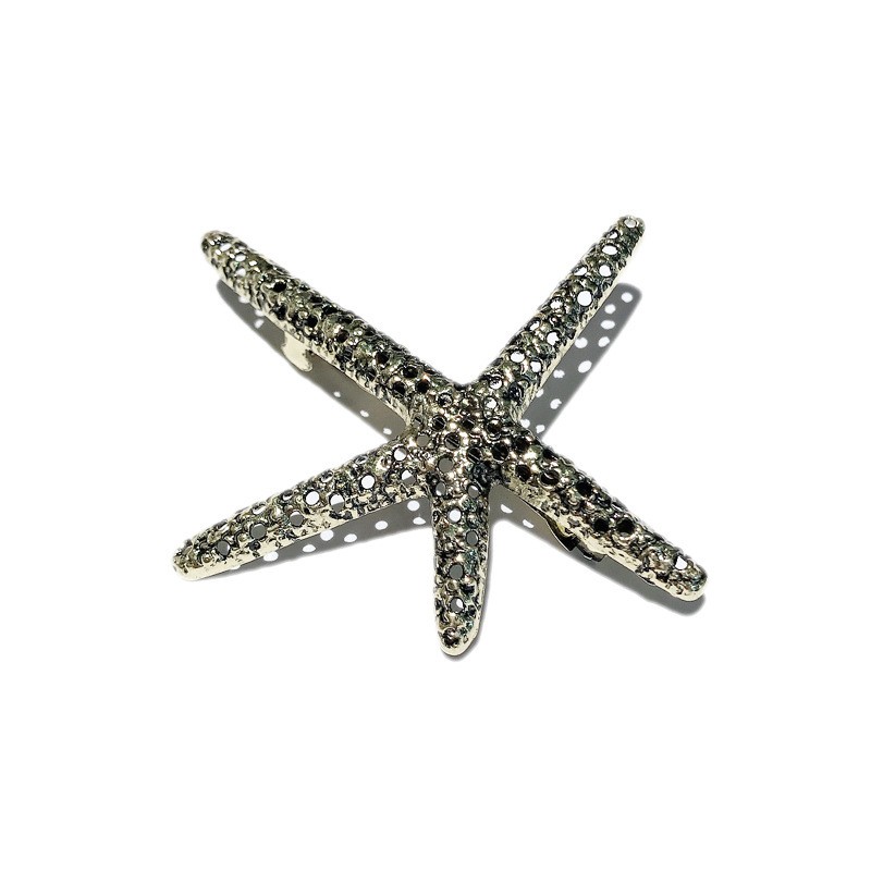 039 Starfish Ancient Gold Alloy Hair Pin Clearance