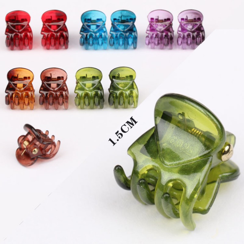 105729067 Tortoiseshell Six-Color Small Gripping Clip Claw Hair Grip