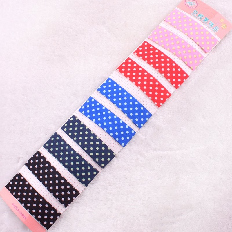 Polka Colour Hairclip