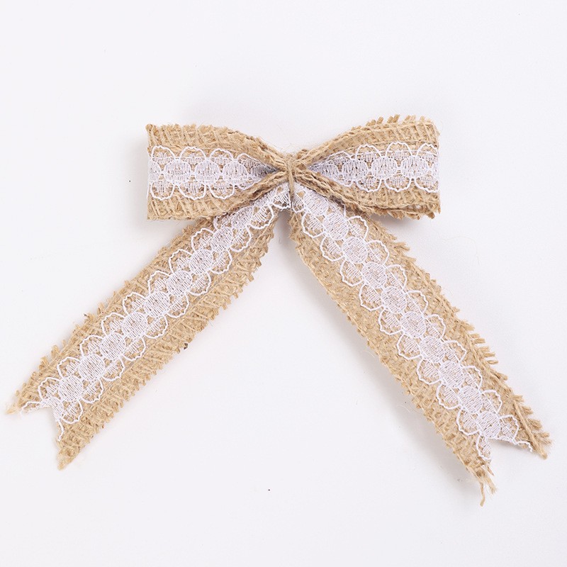 C2-5 Linen Lace Bow