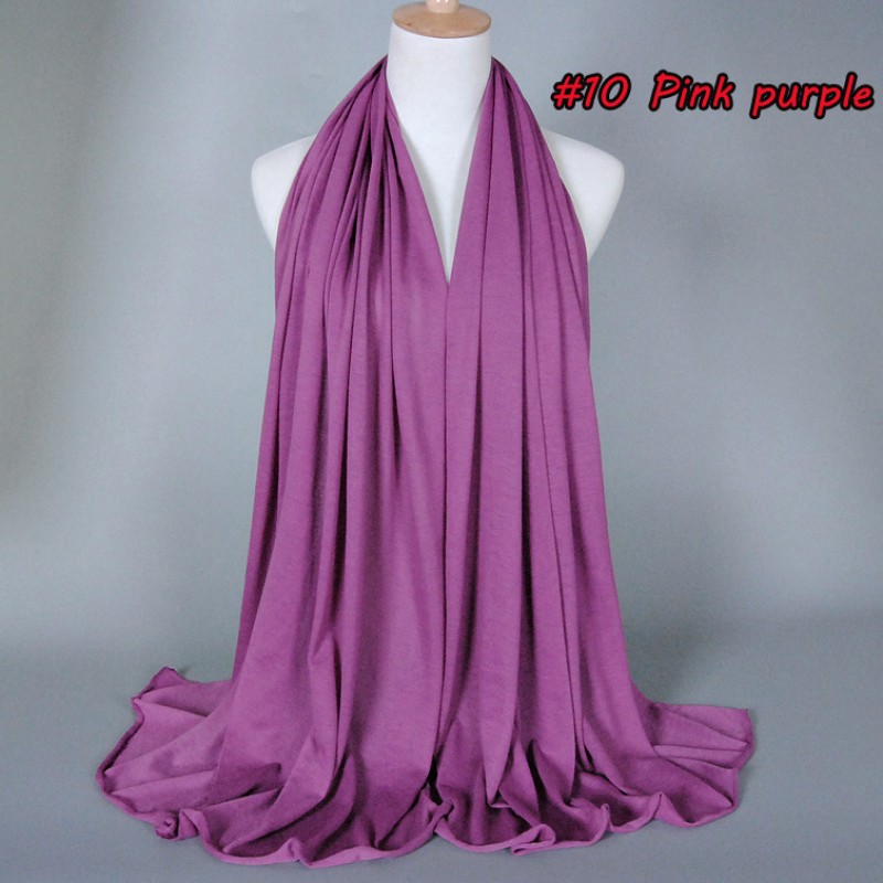 pink purple Modal Blend Jersey Hijab