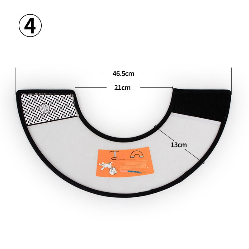 No. 4 Neck Circumference 25-35cm Anti Scratch Elizabeth Pet Ring Clearance