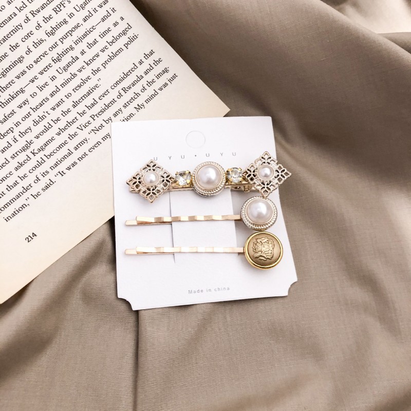 3# 3 Piece Set Korean Style Hair Clips Clearance