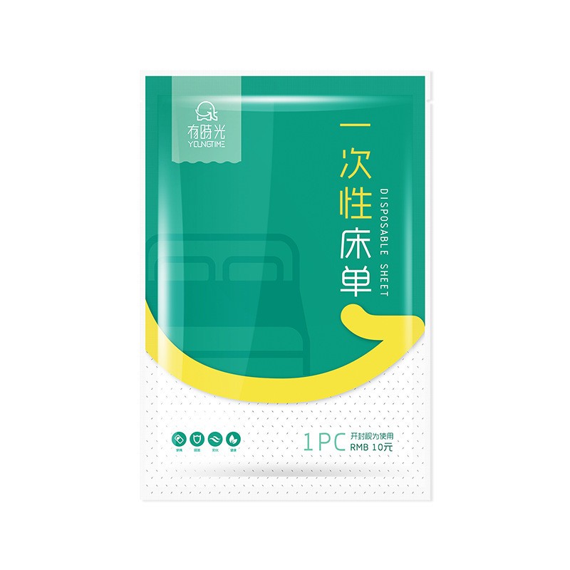 Bed Sheet 200x230cm Travel Disposable Pack Clearance