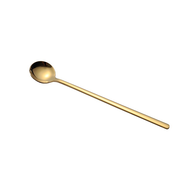 Titanium Gold-Round Spoon Stainless Steel Spoon