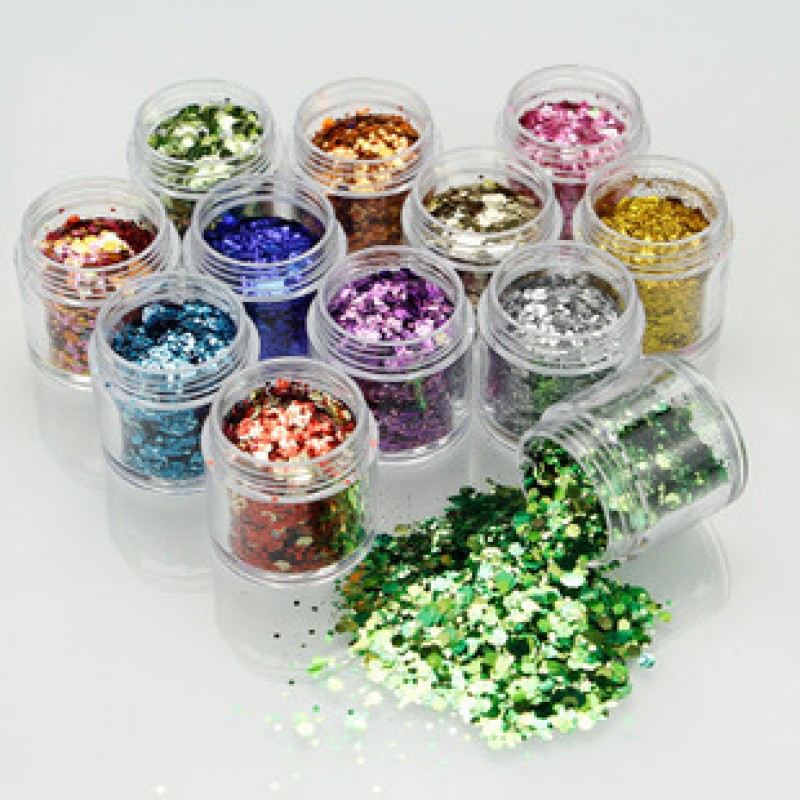 Royal Blue 10G Glitter And Sequins Craft