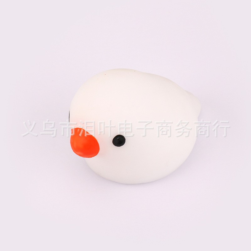 White Dove Squidgy Dumpling Toy