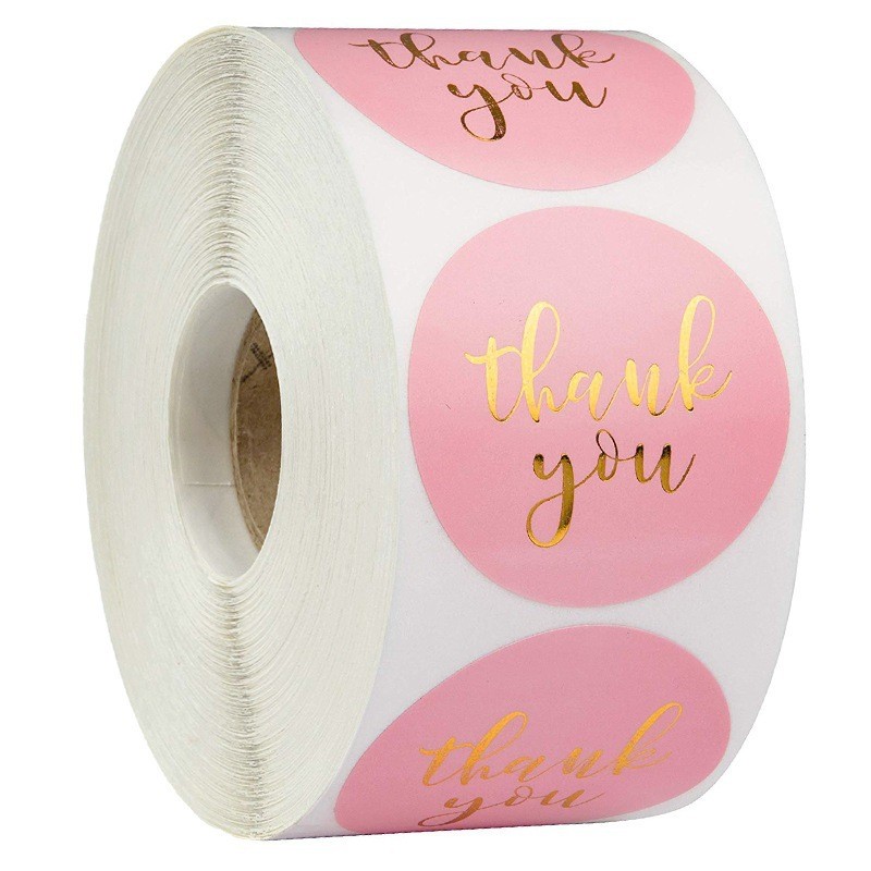 No. 1 Thank You Sticker Roll