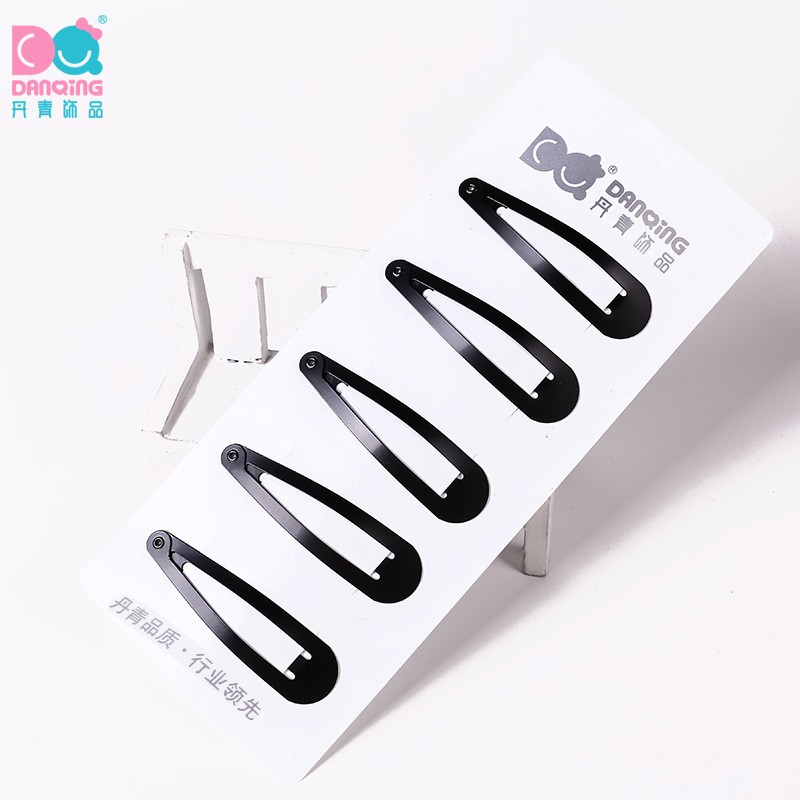 5 Pieces Of 7Cm Round Head Classic Style Hair Clip