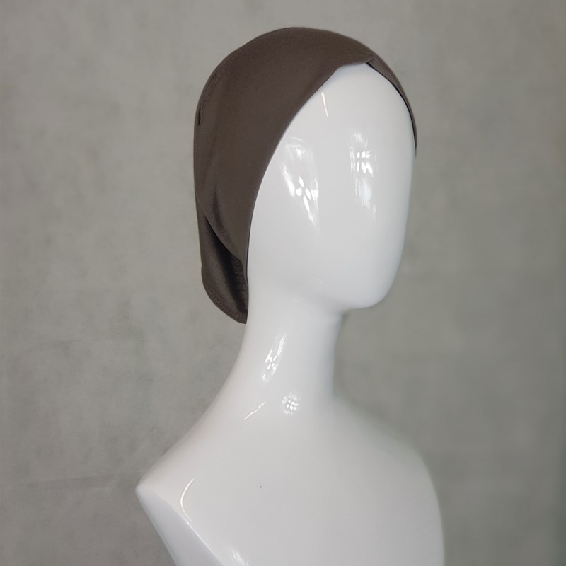 Mondo Brown Tube Hijab Cap