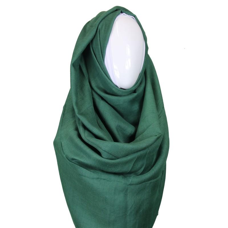 Green Linen Maxi Hijab