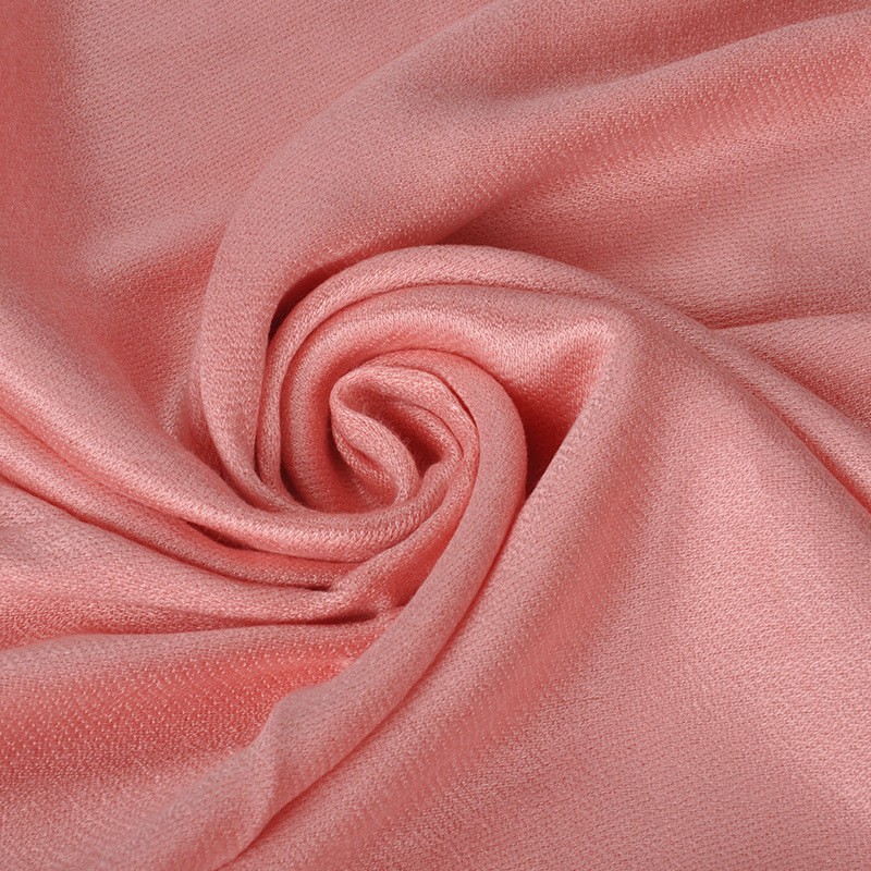 Deep Pink Thick Plain Cotton Satin Hijab