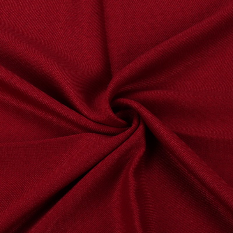 Red Twill Thick Pashmina 175x60cm Hijab