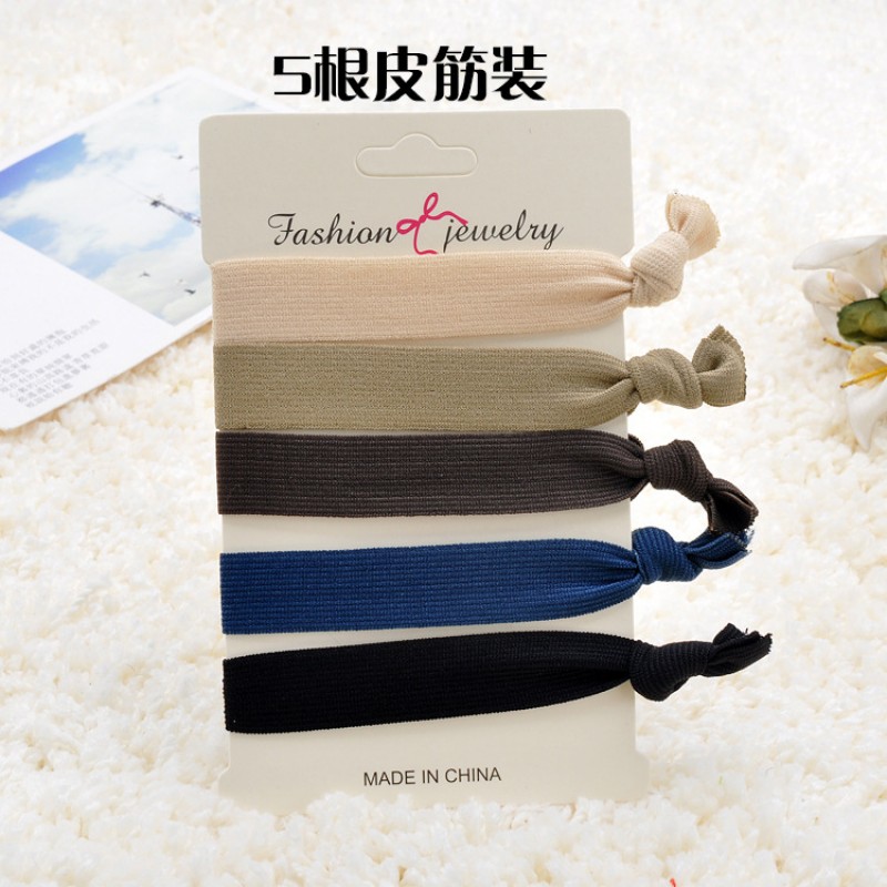 Dark Colour Hair Band Ties