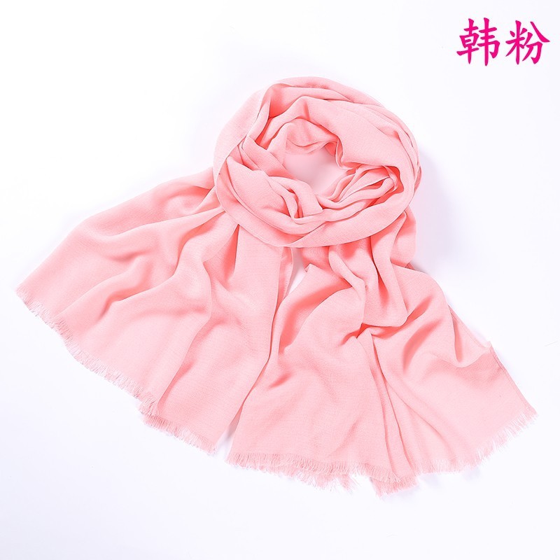 Korean Powder Plain Thick Intertwined Cotton Maxi Hijab Clearance