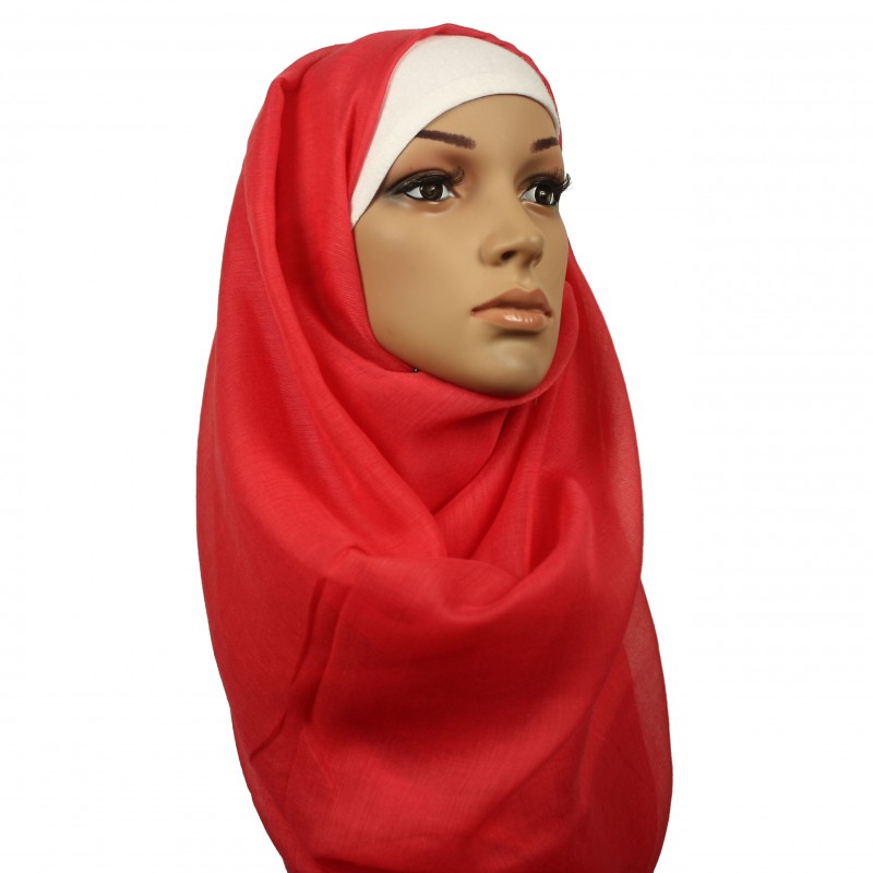 Cardinal Red Large Maxi Hijab Clearance