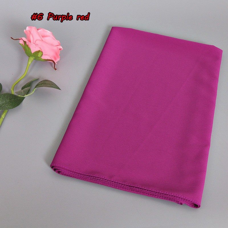 Purple Thick Bubble Chiffon Hijab Clearance