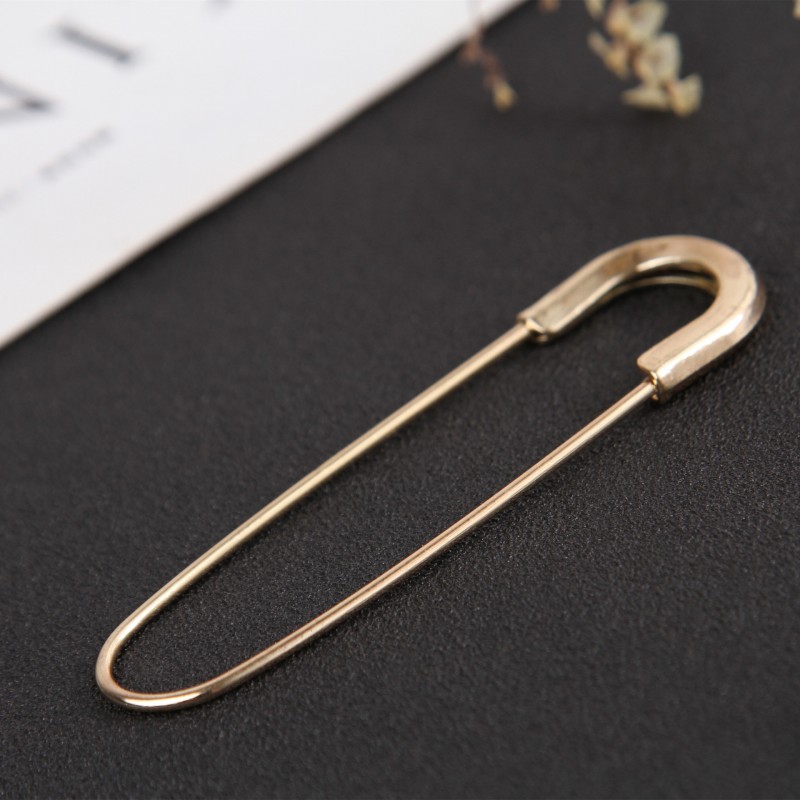 Copper Straight Solid Hijab Pin 