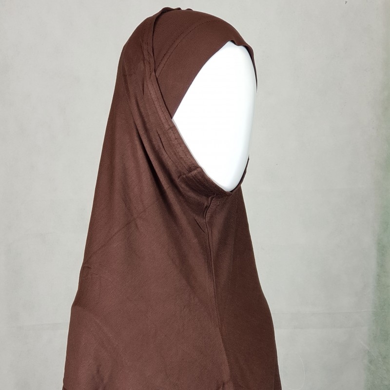 Brown Two Piece Ready Hijab
