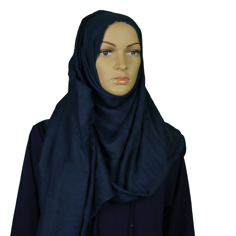 Dark Blue Large Maxi Hijab