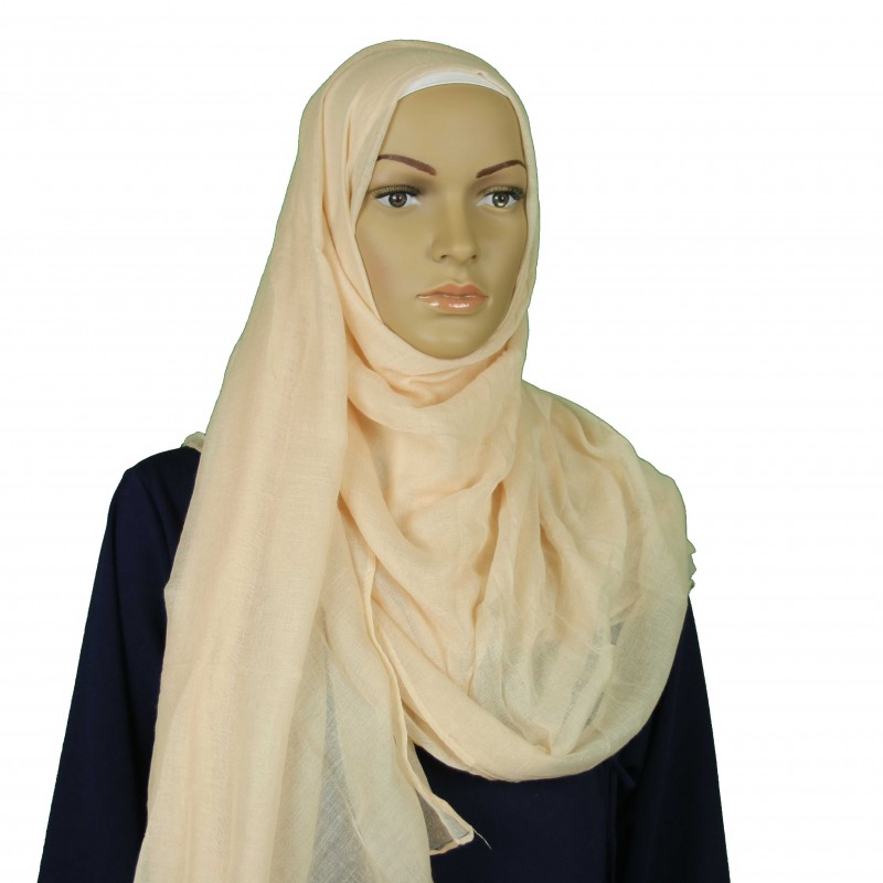 Cream Vanilla Large Maxi Hijab