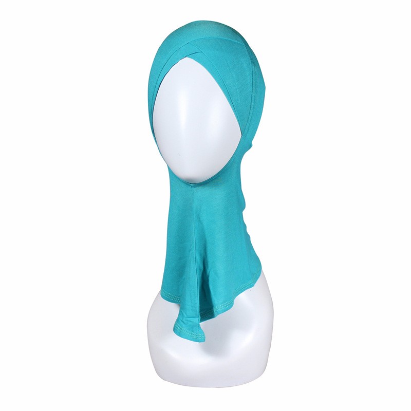 Lake Blue Modal Criss Cross Hijab Underscarf Clearance