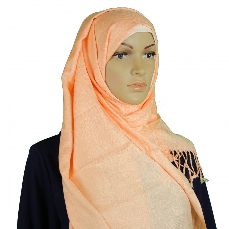 Peach Pashmina Hijab