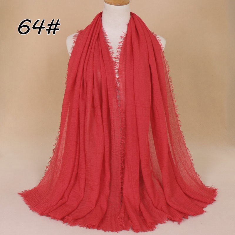 Crimson Red Cotton Vogue Maxi Hijab Clearance
