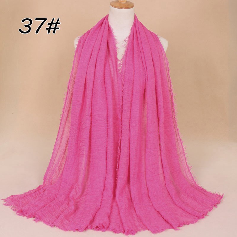 Hot Pink Cotton Vogue Maxi Hijab