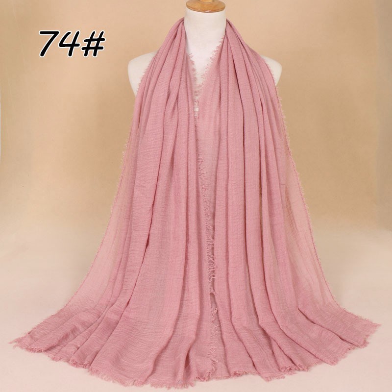 Red Rhubarb Cotton Vogue Maxi Hijab