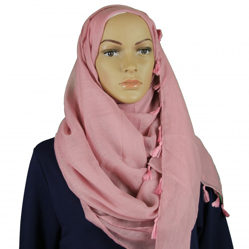 Rhubarb Tassel Hijab