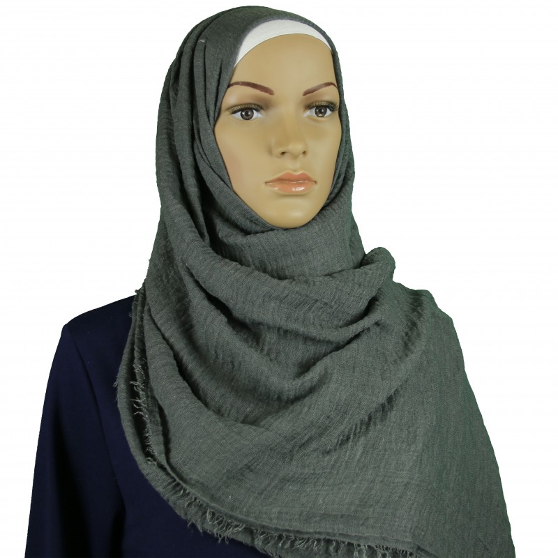 Smokey Grey Vogue Maxi Hijab