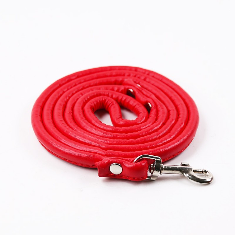 Pu Traction Rope Bright Reds Length X Widthwidth 10Cm Length 120Cm Pet Supplies Clearance
