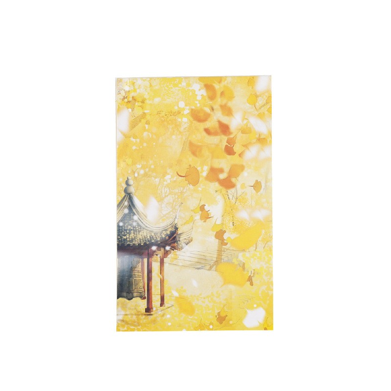 Cover Autumn Breeze Eveningpavilion Number Of Pages Inside About 60 Sheets Creative Style Notebook