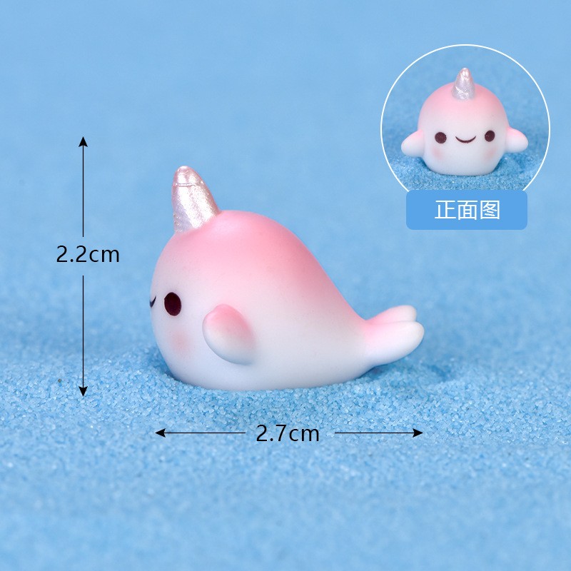 No 4 Pink Unicorn Micro Landscape Miniature Craft Supplies