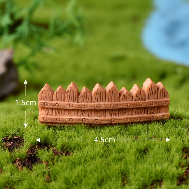 No 4 Wood Fence Rabbit Paradise Micro Landscape Miniature Craft Supplies