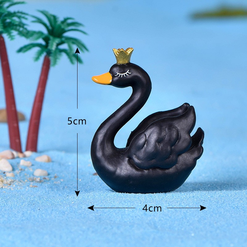 Black Swan Micro Landscape Miniature Craft Supplies