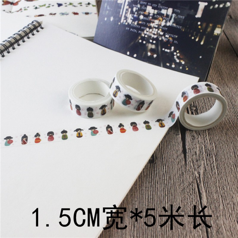 Japanese Doll Paper Washi Tape