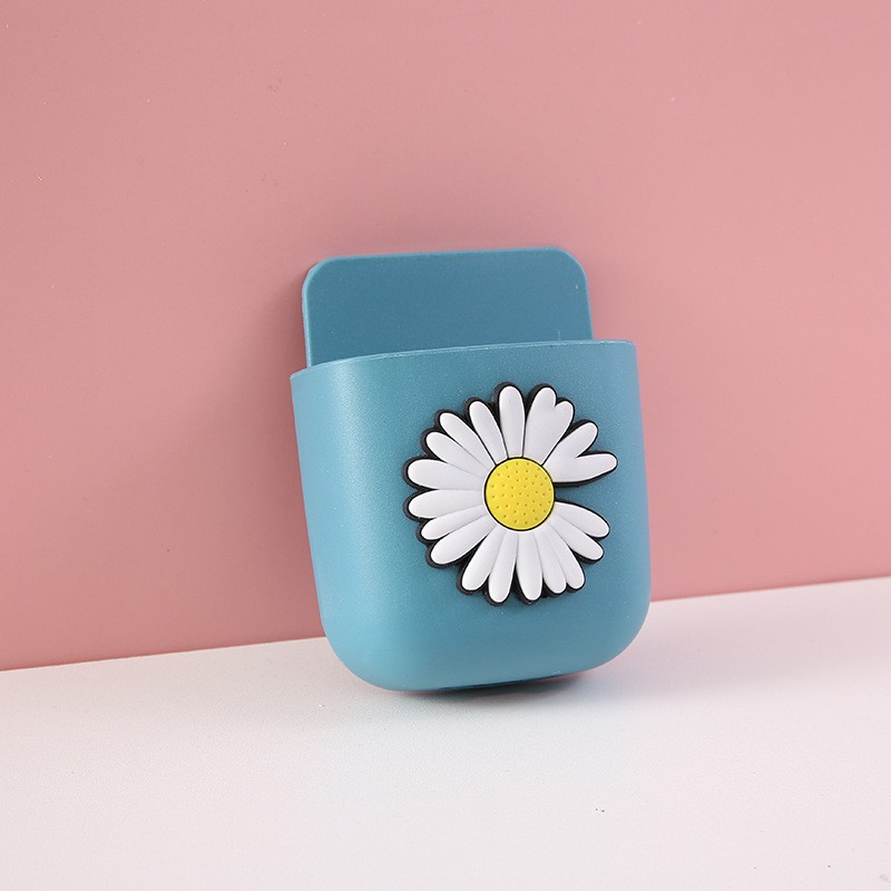 Lake Blue Daisy Wall Mount Storage