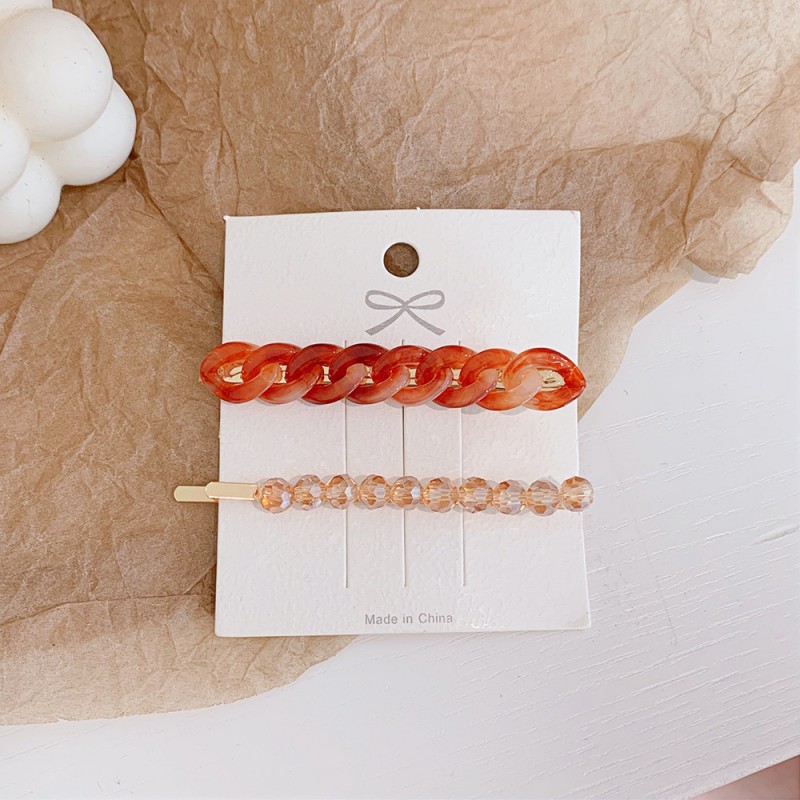 2# Amber Twist 2 Piecespurity Single Card Hair Accessories Clearance