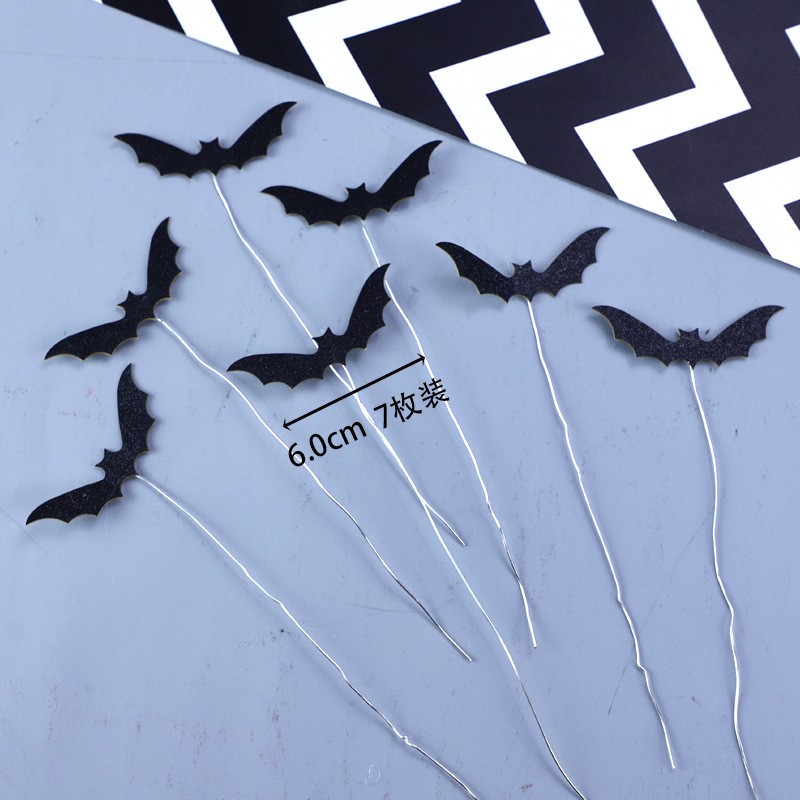 Bat - 7 Pieces Cake Topper