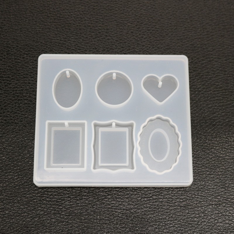 Silicone Diamond Pendant Mold 88 - 6 Silicone Mould