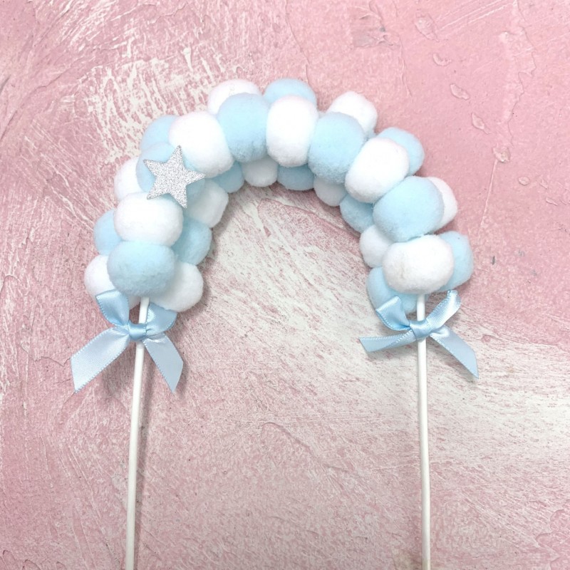 Blue Cake Topper Clearance