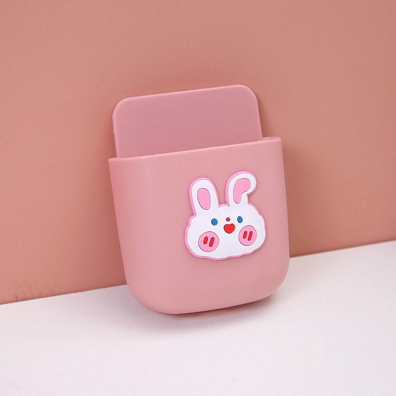 Pink Bunny Wall Mount Storage