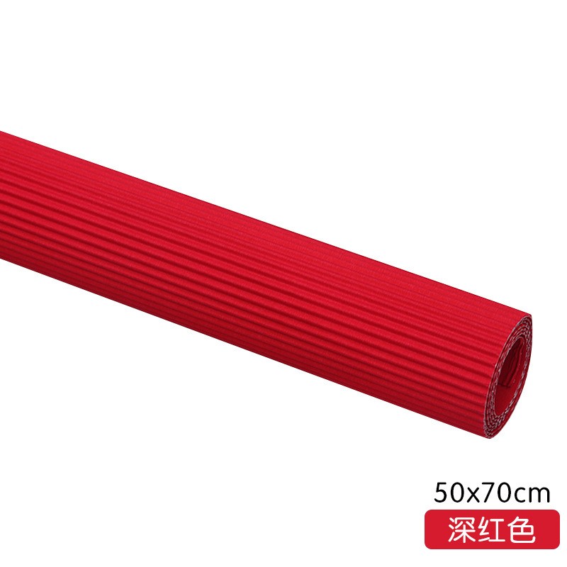1 Sheet Of Dark Red Large Sheet Of Corrugated Paper Kids Craft Supplies