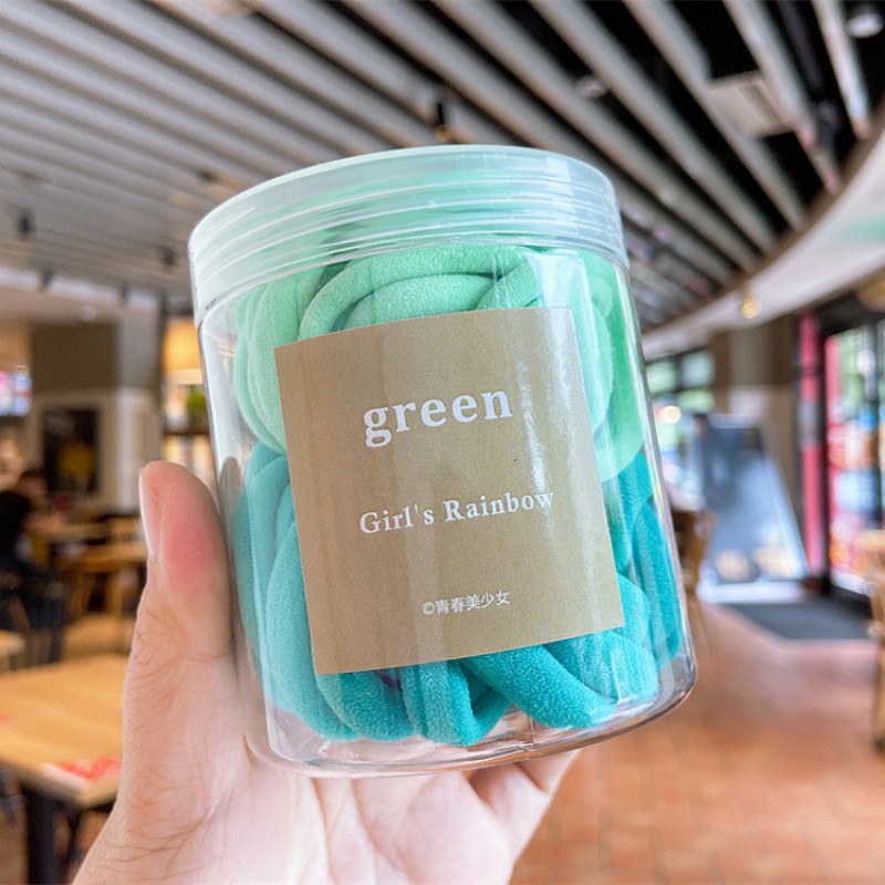 03# Canned Green Hair Band 50 Set Clearance